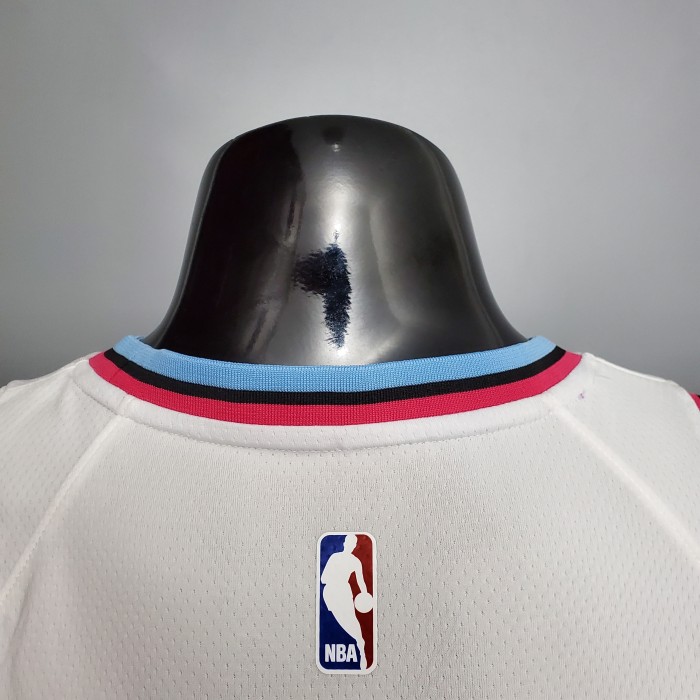 Bam Adebayo Miami Heat Swingman Jersey White