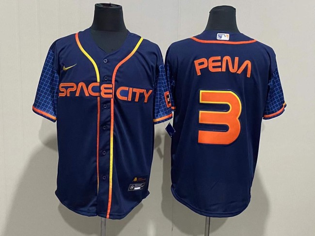 Houston Astros Limited Jersey Blue Fan Version NO.3 PENA