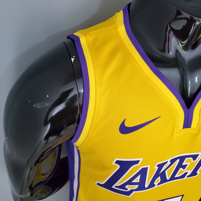 Carmelo Anthony Los Angeles Lakers 2020/21 Swingman Jersey Yellow