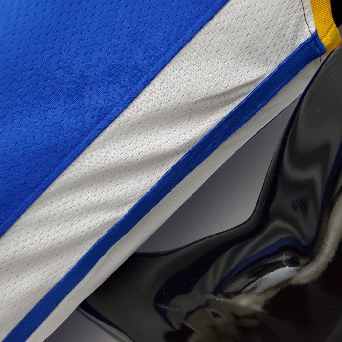 Stephen Curry Golden State Warriors 75th Anniversary Swingman Jersey Mexico Edition Blue