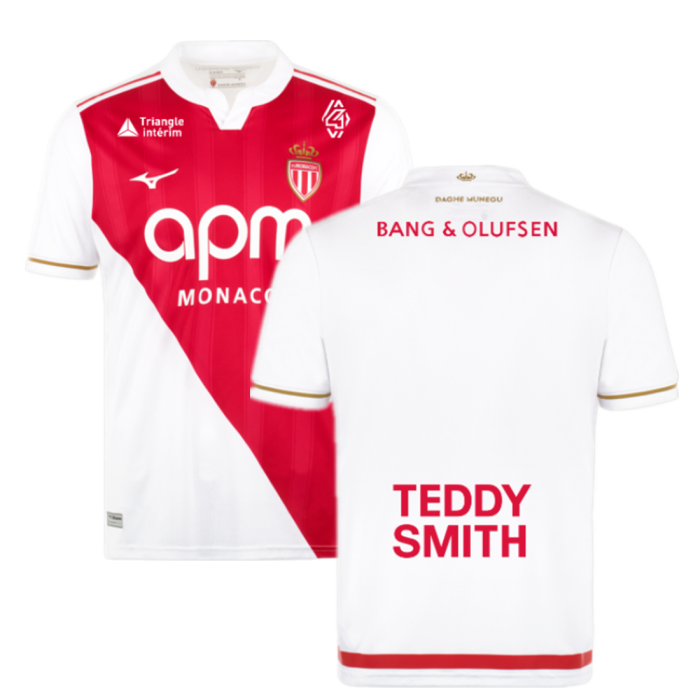 AS Monaco Home Man Jersey 25/26