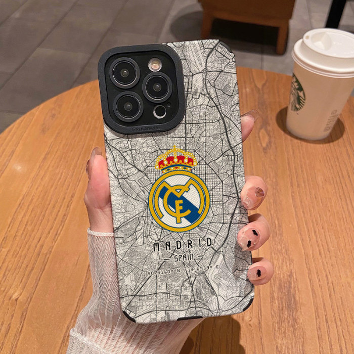 Football Phone Case For iPhone 16 16PRO 16PROMAX 15 15PRO 14 12 11 XS Max Matte Shockproof Soft Silicone Cover