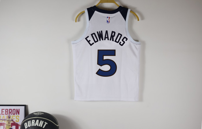 Minnesota Timberwolves Kids Jersey Association Edition 22/23 NO.5 EDWARDS