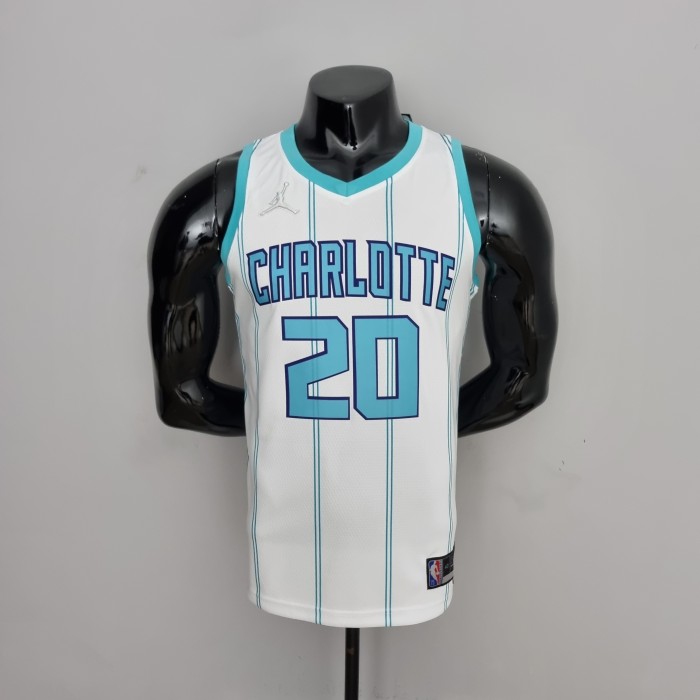 Gordon Hayward Charlotte Hornets 75th Anniversary Swingman Jersey White