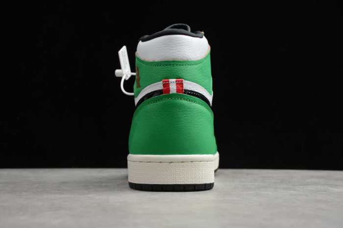 Air Jordan 1 White Green Black DB4612-300