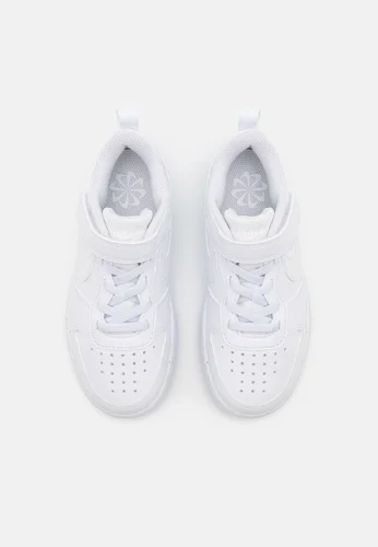 Air Force low-top children's leather sneakers Velcro FG22-36 White