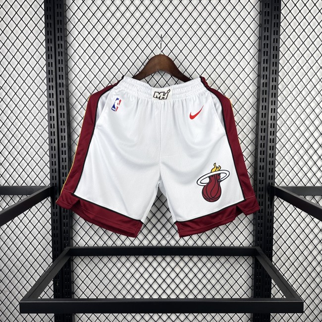 Miami Heat Basketball Shorts Association Edition white 2023