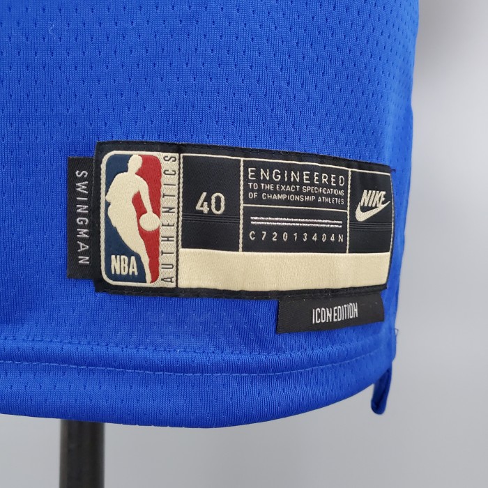 Stephen Curry Golden State Warriors 75th Anniversary Swingman Jersey Retro Blue