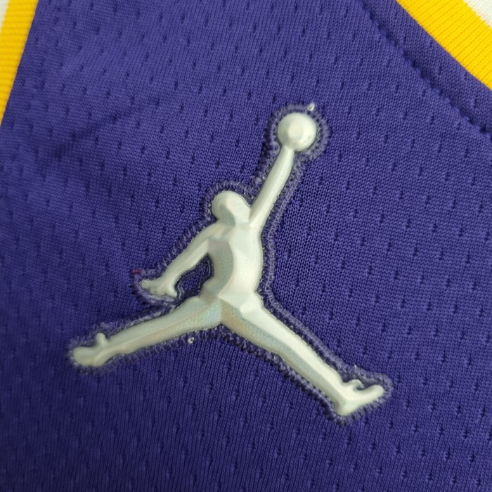 Russell Westbrook Los Angeles Lakerss 75th Anniversary Swingman Jersey Purple