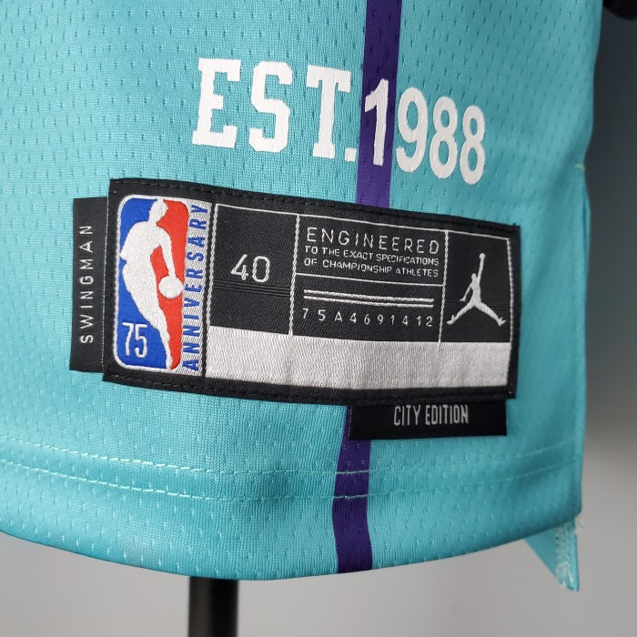 LaMelo Ball Charlotte Hornets 2022 City Edition Swingman Jersey Blue