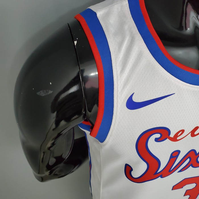 Allen Iverson Philadelphia 76ers 2020/21 Swingman Jersey White