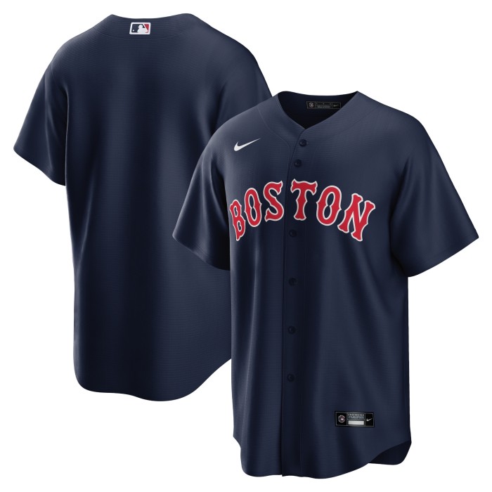 Boston Red Sox Home Jersey Blue replica NO Number