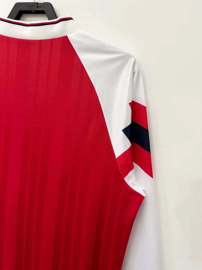Arsenal Home Long Sleeve Retro Jersey 1992/94