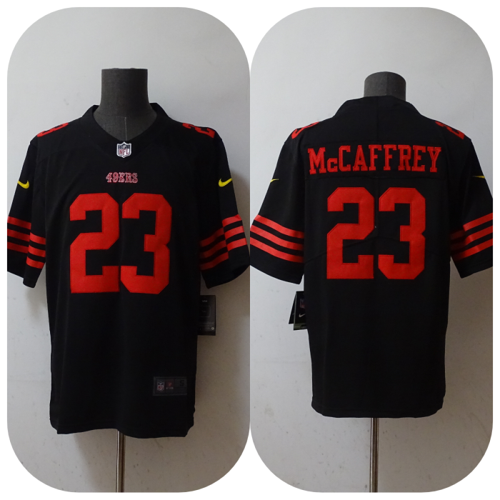 San Francisco 49ers Jersey Limited Editio Black NO.23 McCAFFREY