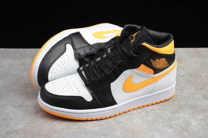 Air Jordan Retro 1 Mid SE Black Laser Orange CV5276-107