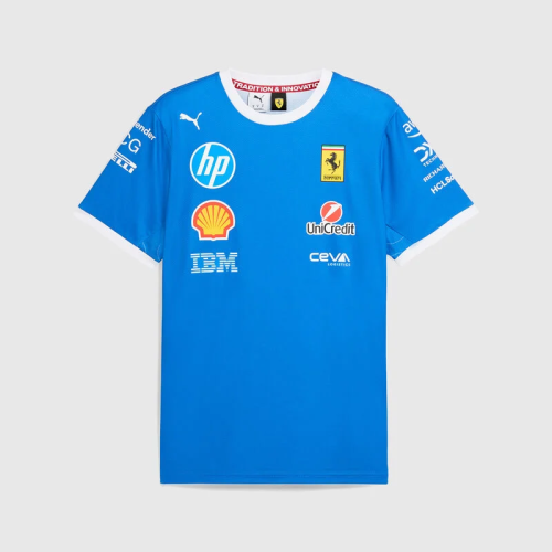 2025 Ferrari Racing T-Shirt Fleet Version
