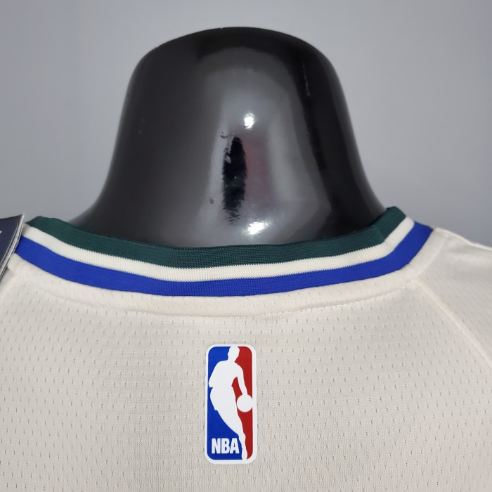 Khris Middleton Milwaukee Bucks Swingman Jersey Beige