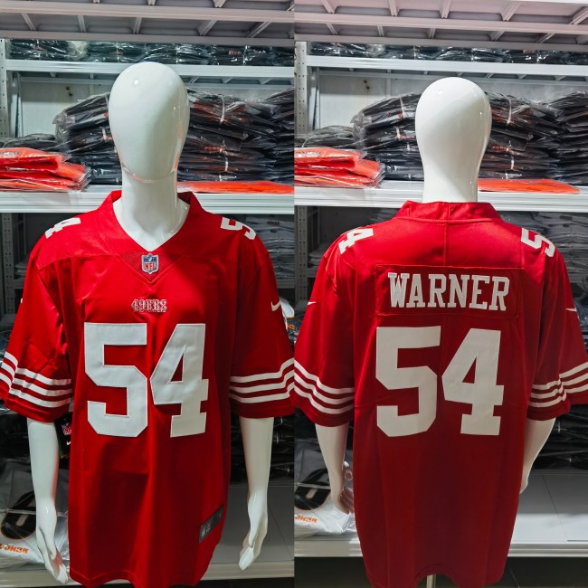 San Francisco 49ers Jersey Limited Editio Red NO.54 WARNER