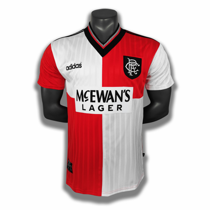 Rangers Red Retro Jersey 95/96