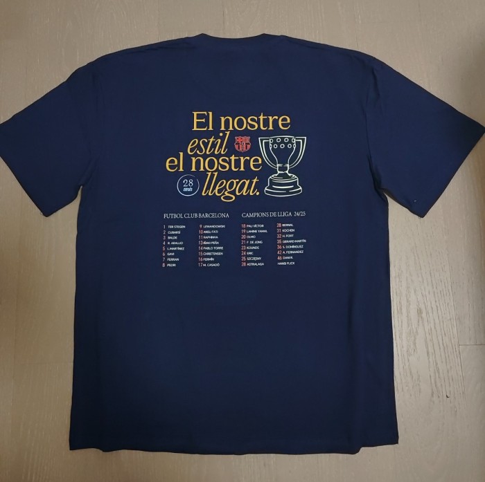 T-shirt La Liga winners 2025 Barcelona