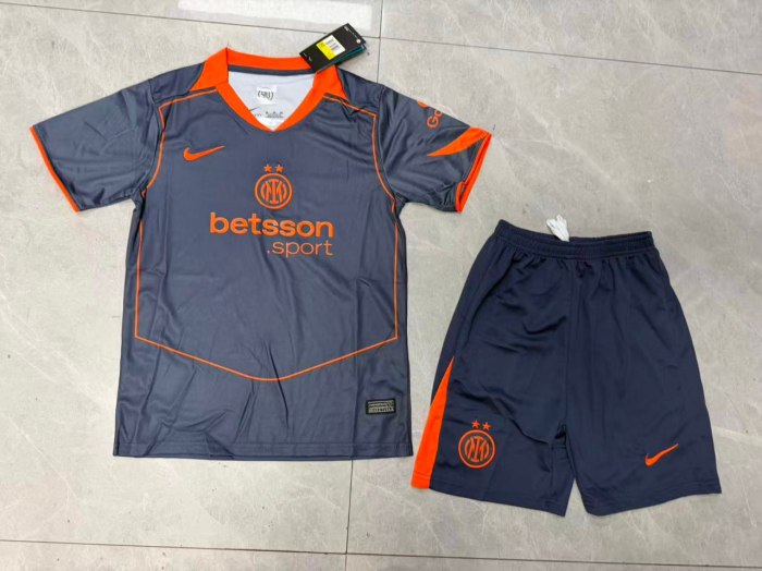 Inter Milan Third Kids Suit  & Socks 25/26