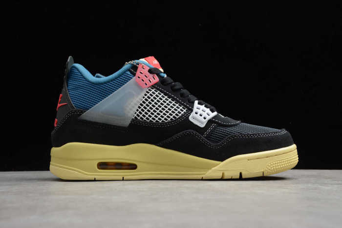 Air Jordan 4 X Union “Off Noir” Black Blue CD9533-001