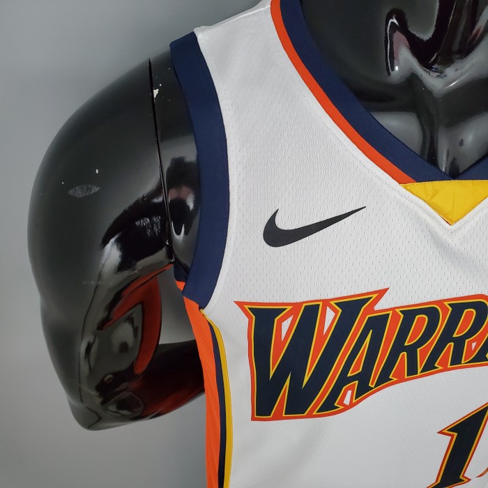 Klay Thompson Golden State Warriors Rookie White Swingman Jersey