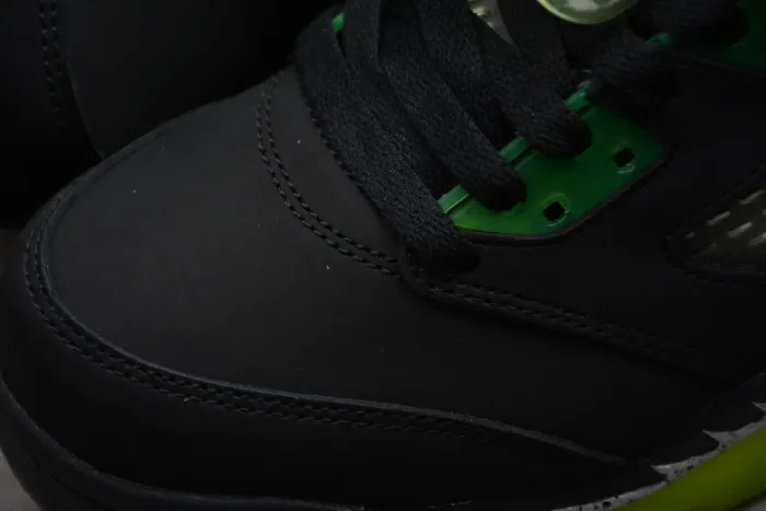 Air Jordan 5 Retro OG “Quai 54” Black Fluorescent Green 255054-511