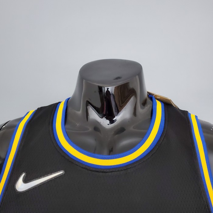 Stephen Curry Golden State Warriors 75th Anniversary Swingman Jersey Black