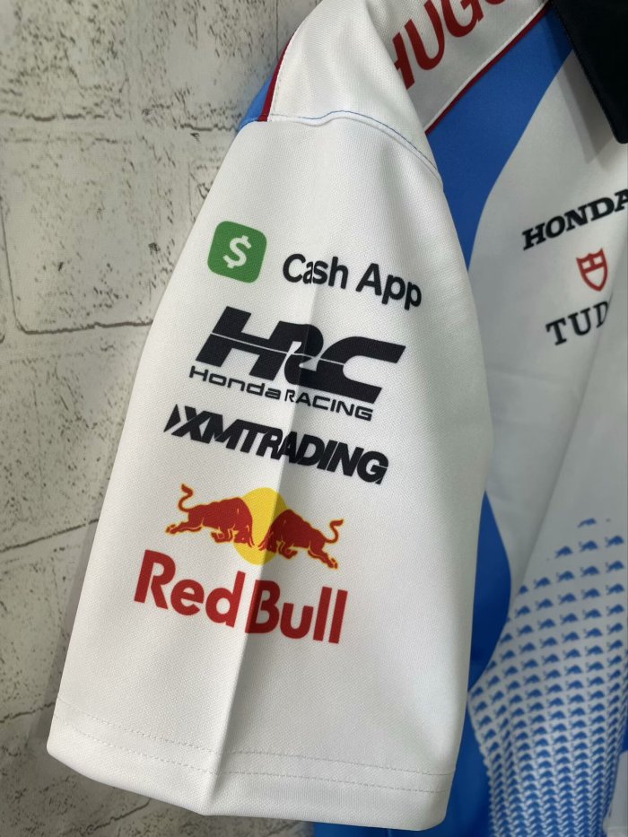 2025 Red Bull Racing Polo shirt Colour-blocked fanwear NO Number