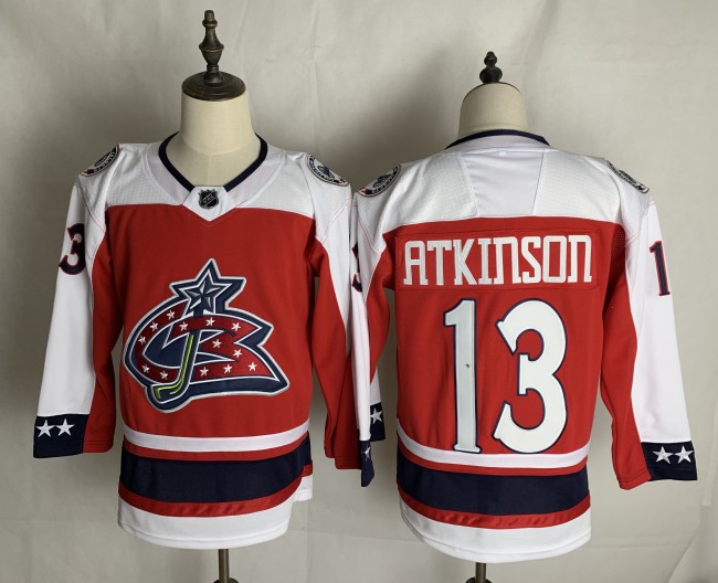 Columbus Blue Jackets Reverse Retro Jersey 20/21 Red NO.13 GAUDREAU
