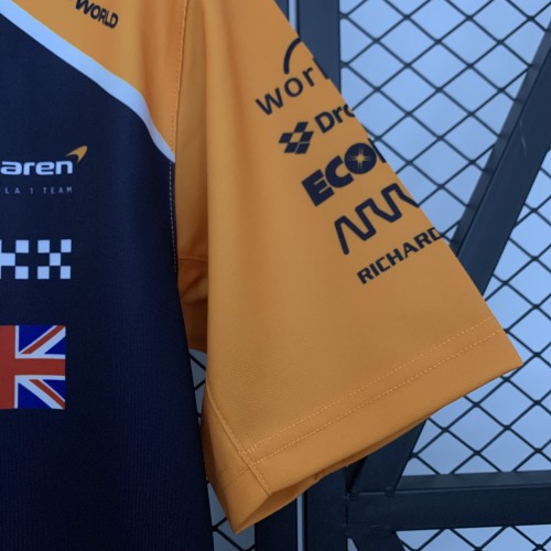 2025 McLaren T-Shirt Black NO.4 NORRIS