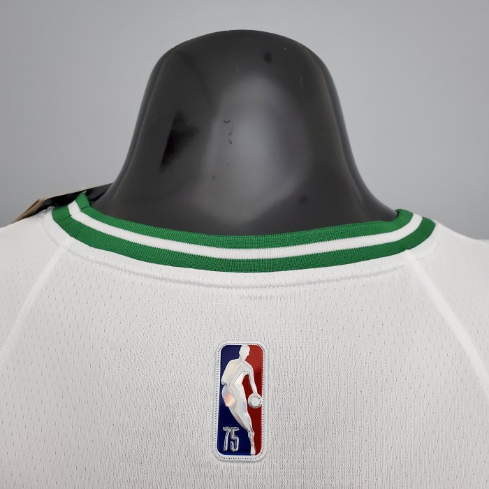Kemba Walker Boston Celtics 75th Anniversary Swingman Jersey White