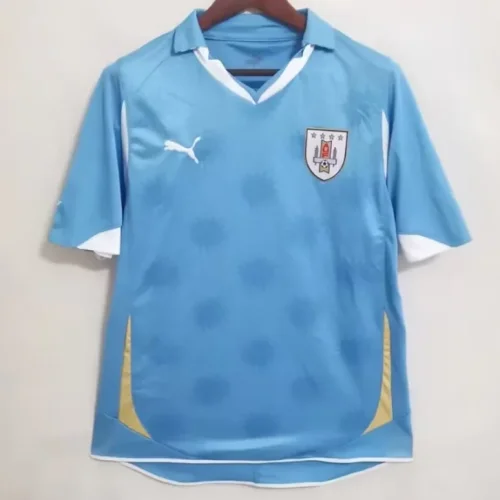 Uruguay Home Retro Soccer Jersey 2010