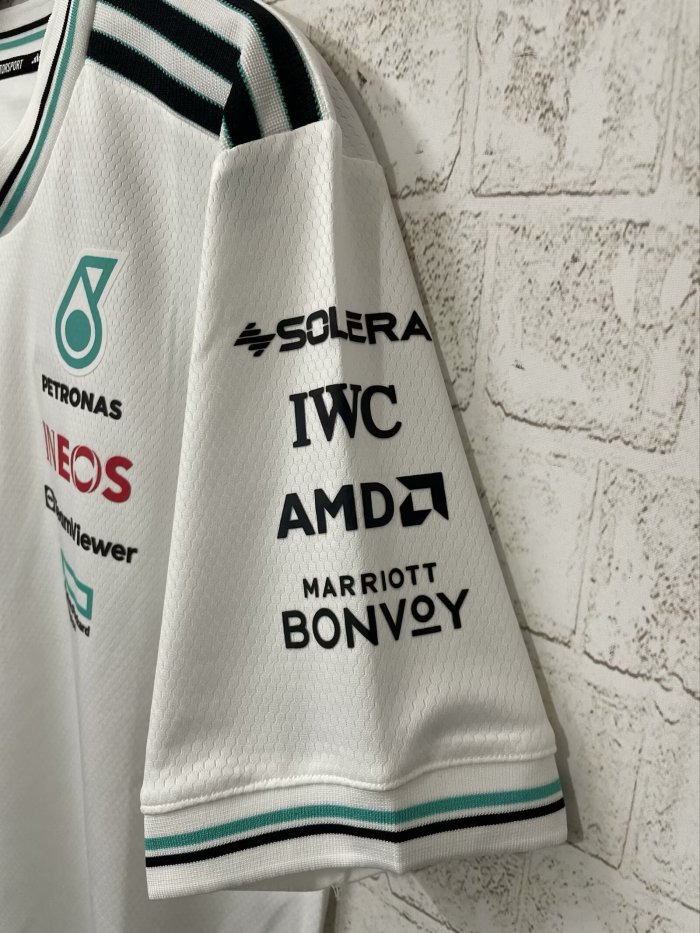 2025 Mercedes AMG T-Shirt White NO Number