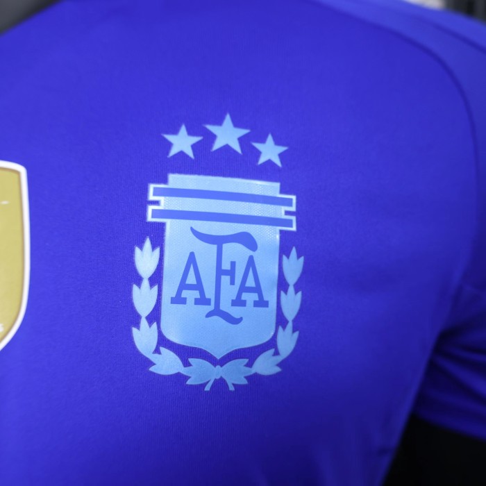 Argentina 2024 Copa America Away Player Version Man Jersey