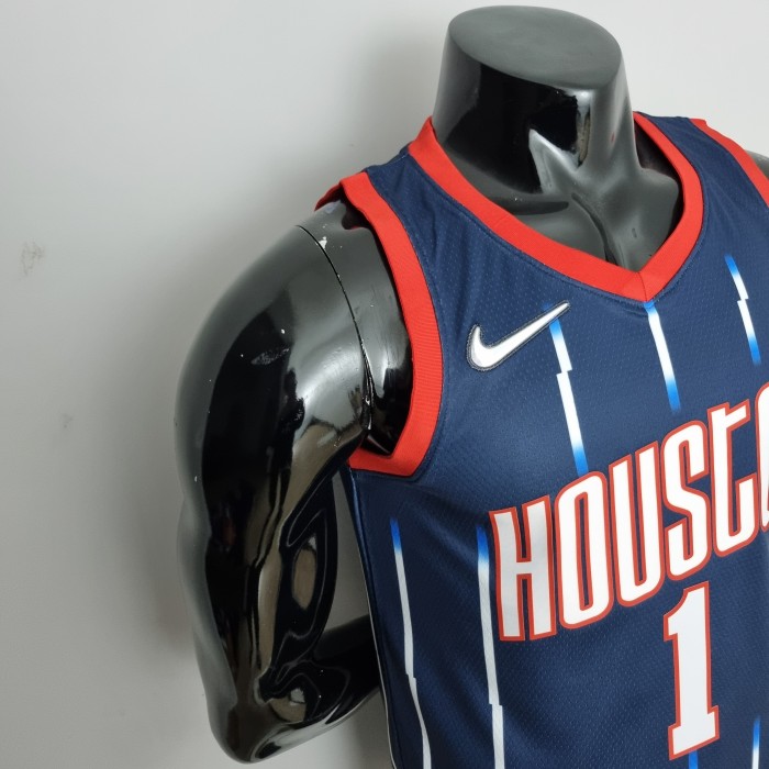 Tracy McGrady Houston Rockets 2022 City Edition Swingman Jersey Blue