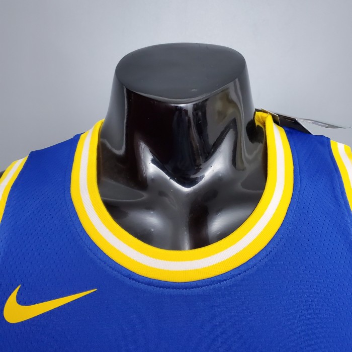 Klay Thompson Golden State Warriors Tram Version Swingman Jersey Blue