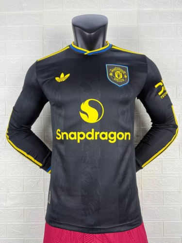 Manchester United Third Player Long Sleeve Jersey 25/26