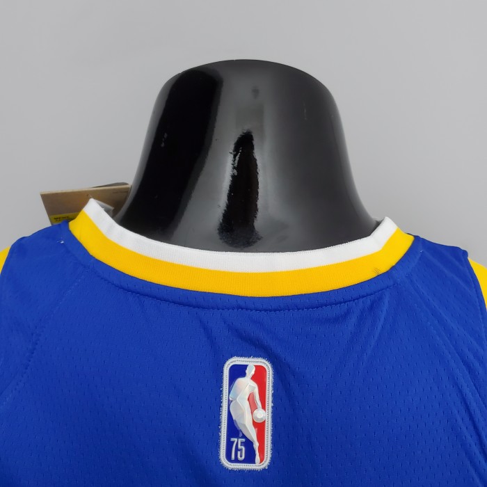 Klay Thompson Golden State Warriors 75th Anniversary Swingman Jersey Mexico Edition Blue