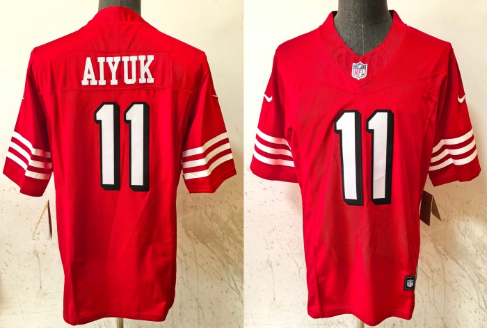 San Francisco 49ers Jersey Limited Editio Red Retro NO.11 AIYUK