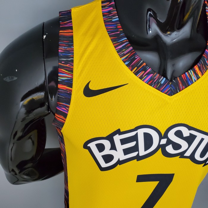 Kevin Durant Brooklyn Nets Commemorative Edition Swingman Jersey Yellow