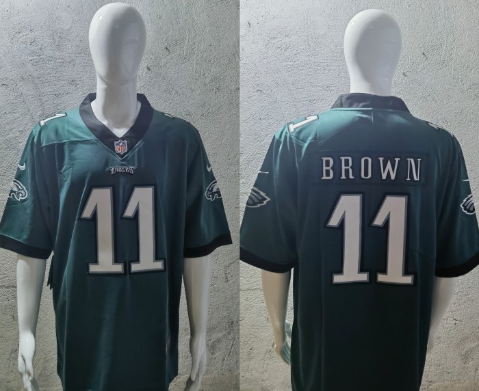 Philadelphia Eagles Dark Green 2023 NO.11 BROWN