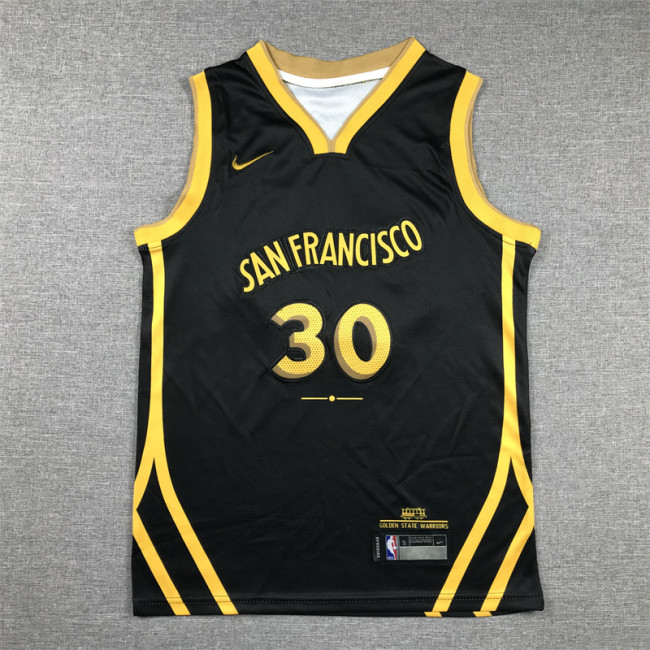 Chicago Bulls Kids Jersey Black City Edition 23/24 NO.23 JORDAN