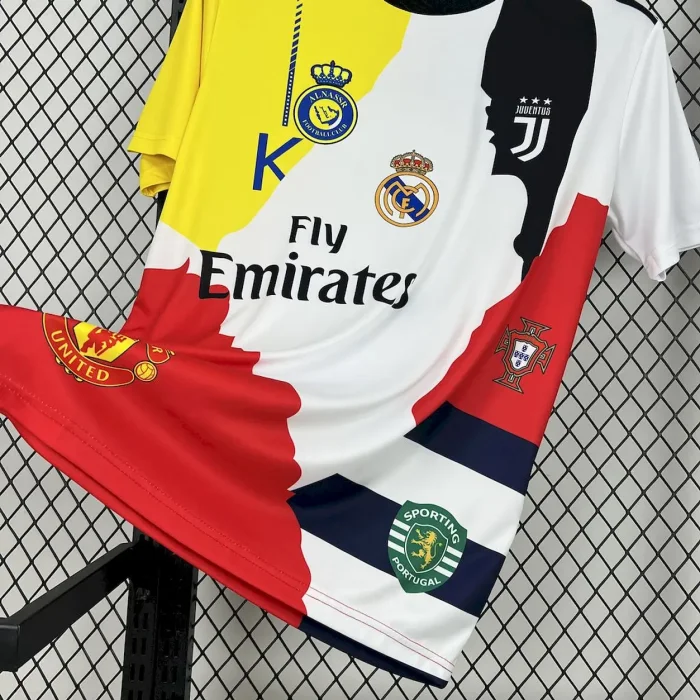 Cristiano Ronaldo 2025/26 Men Jersey Special Edition All Club Mix CR7's Career