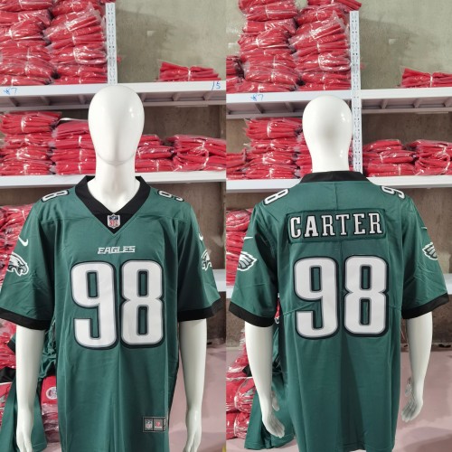 Philadelphia Eagles Jersey Dark Green 2023 NO.98 GARTER