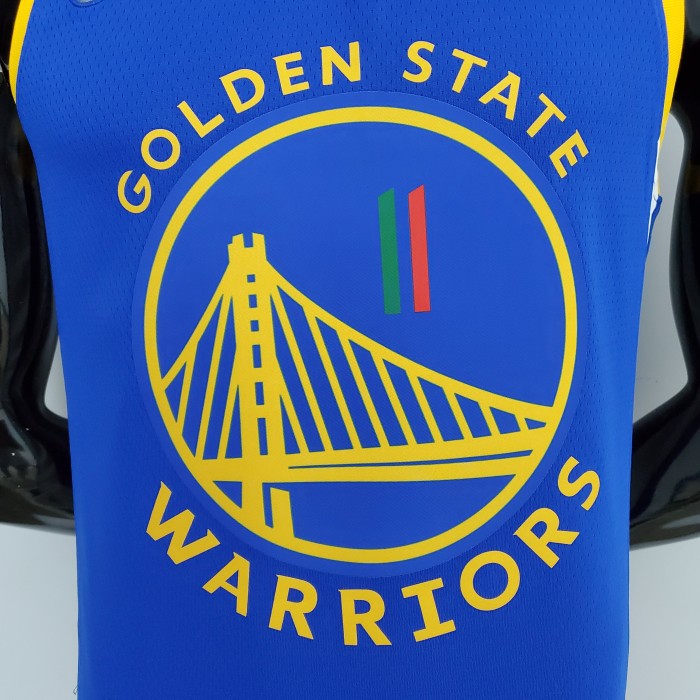 Klay Thompson Golden State Warriors 75th Anniversary Swingman Jersey Mexico Edition Blue