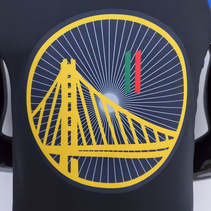 Klay Thompson Golden State Warriors 75th Anniversary Swingman Jersey Mexico Edition Black