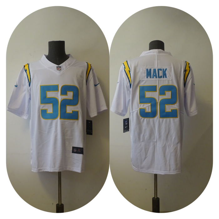 Los Angeles Chargers Alternate Jersey White NO.52 MACK