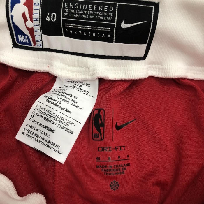 Chicago Bulls  Basketball Shorts Red  18-19